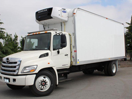 Five TON TRUCK WITH 24' REEFER BODY