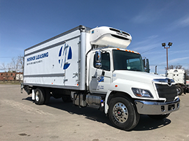 Five TON TRUCK WITH 24' REEFER BODY